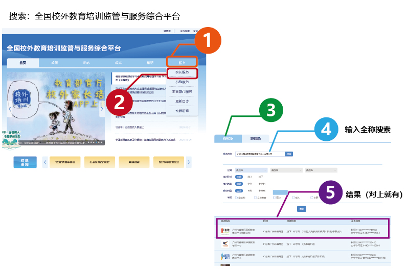 全國校外教育培訓監管與服務綜合平臺
